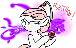 Size: 12000x7648 | Tagged: safe, artist:graymist, imported from derpibooru, nurse redheart, bottle, cap, cloud, cute, eyes closed, female, hat, mare, nostril flare, nostrils, nurse, nurse hat, png, potion, simple background, sneeze cloud, sneezing, snot, solo, spit, spray, transparent background