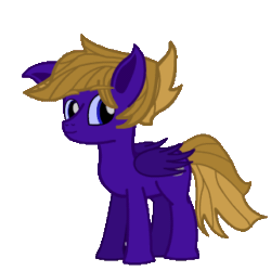 Size: 320x320 | Tagged: safe, artist:sp3ctrum-ii, imported from derpibooru, oc, oc only, oc:wing front, pegasus, pony, animated, commission, gif, simple background, solo, squee, transparent background