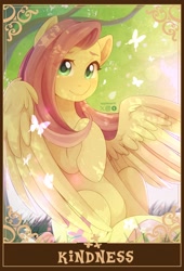 Size: 1391x2048 | Tagged: safe, artist:applesartt, imported from derpibooru, fluttershy, pegasus, pony, female, mare, solo, tarot card