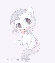 Size: 1286x1477 | Tagged: safe, artist:orchidlanlan738, imported from derpibooru, rarity, pony, cute, plushie, solo