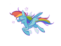 Size: 2747x2061 | Tagged: safe, artist:ember420, imported from derpibooru, rainbow dash, simple background, white background