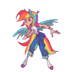 Size: 1888x1888 | Tagged: safe, artist:ember420, imported from derpibooru, rainbow dash, human, human coloration, humanized, simple background, white background