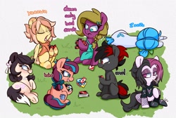 Size: 3306x2228 | Tagged: source needed, safe, artist:lou, imported from derpibooru, oc, oc only, pony, female, male, mare
