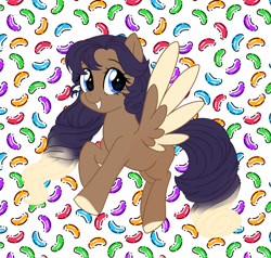 Size: 1280x1216 | Tagged: safe, artist:meimisuki, imported from derpibooru, oc, oc only, oc:chocolate cream, pegasus, pony, female, pegasus oc, solo, wings