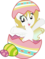 Size: 771x1000 | Tagged: safe, artist:mickey1909, imported from derpibooru, oc, oc only, oc:honey bun, pegasus, base used, easter, easter egg, female, holiday, simple background, solo, transparent background