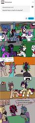 Size: 932x3304 | Tagged: safe, artist:ask-luciavampire, imported from derpibooru, oc, earth pony, pegasus, pony, undead, unicorn, vampire, vampony, ask, horn, love, tumblr