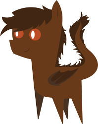 Size: 4553x5740 | Tagged: safe, artist:tikibat, imported from derpibooru, oc, oc only, oc:tinker(polaris), dracony, dragon, hybrid, pony, brown mane, pointy ponies, simple background, solo, transparent background