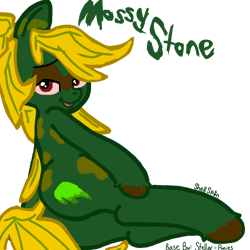 Size: 1280x1280 | Tagged: safe, artist:hearlesssoul, artist:shell spin, artist:stellar-ponies, imported from derpibooru, oc, oc only, oc:mossy stone, simple background, solo, transparent background