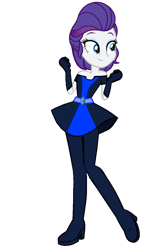Size: 683x1170 | Tagged: safe, artist:sunsetshimmer333, imported from derpibooru, rarity, human, equestria girls, alternate hairstyle, secret agent, simple background, solo, transparent background
