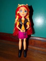 Size: 3072x4096 | Tagged: safe, imported from derpibooru, sunset shimmer, equestria girls, doll, irl, photo, picture, toy