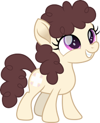 Size: 1305x1600 | Tagged: safe, alternate version, artist:cloudy glow, imported from derpibooru, nursery rhyme, earth pony, pony, female, filly, foal, missing accessory, simple background, solo, transparent background