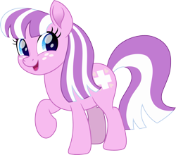 Size: 2043x1800 | Tagged: safe, alternate version, artist:cloudy glow, imported from derpibooru, nurse sweetheart, earth pony, pony, female, mare, raised hoof, simple background, solo, transparent background