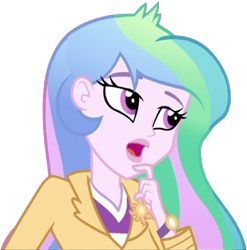 Size: 2490x2520 | Tagged: safe, edit, edited screencap, editor:homersimpson1983, imported from derpibooru, screencap, princess celestia, human, equestria girls, background removed, female, not a vector, principal celestia, simple background, solo, transparent background