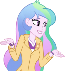 Size: 828x915 | Tagged: safe, edit, edited screencap, editor:homersimpson1983, imported from derpibooru, screencap, princess celestia, human, equestria girls, background removed, not a vector, principal celestia, simple background, solo, transparent background