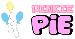 Size: 1089x577 | Tagged: safe, artist:rupahrusyaidi, imported from derpibooru, pinkie pie, logo, no pony, simple background, solo, transparent background