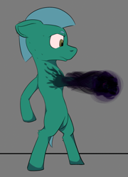 Size: 526x729 | Tagged: safe, artist:cotarsis, imported from derpibooru, oc, oc only, oc:ivin, earth pony, pony, bipedal, gray background, simple background, sketch, solo