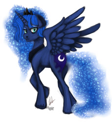 Size: 855x935 | Tagged: safe, artist:katarinacipcic, artist:reamina, imported from derpibooru, princess luna, pony, simple background, solo, white background