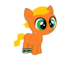 Size: 782x678 | Tagged: safe, artist:memeartboi, imported from derpibooru, earth pony, pony, bubble, clothes, colt, cute, darwin watterson, foal, happy, male, ponified, simple background, small pony, smiling, socks, the amazing world of gumball, tiny, tiny foal, tiny ponies, toddler, white background