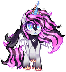 Size: 446x488 | Tagged: safe, artist:natures_love, imported from derpibooru, oc, oc only, alicorn, pony, alicorn oc, female, horn, mare, simple background, solo, transparent background, wings
