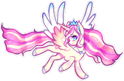 Size: 512x336 | Tagged: safe, artist:natures_love, imported from derpibooru, oc, oc only, alicorn, pony, alicorn oc, female, horn, mare, simple background, solo, transparent background, wings