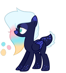 Size: 1787x1970 | Tagged: safe, artist:fae-core, imported from derpibooru, oc, oc:midnight candy, deer, deer pony, hybrid, original species, female, simple background, solo, transparent background
