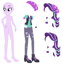Size: 564x586 | Tagged: safe, artist:nsmah, artist:tekobases, imported from derpibooru, starlight glimmer, human, equestria girls, base, beanie, beanie hat, boots, clothes, hand on hip, hat, high heel boots, high heels, shoes, simple background, slender, smiling, thin, white background