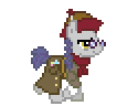 Size: 106x96 | Tagged: safe, artist:botchan-mlp, imported from derpibooru, uncle curio, earth pony, pony, animated, clothes, desktop ponies, glasses, hat, male, pixel art, simple background, solo, sprite, stallion, transparent background, trotting