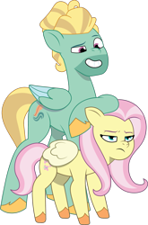 Size: 1079x1636 | Tagged: safe, artist:prixy05, imported from derpibooru, fluttershy, zephyr breeze, pegasus, pony, duo, duo male and female, female, g4 to g5, g5, generation leap, male, mare, my little pony: tell your tale, siblings, simple background, stallion, transparent background, vector