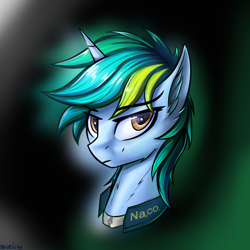 Size: 2048x2048 | Tagged: safe, artist:weiling, imported from derpibooru, oc, oc only, pony, unicorn, fallout equestria, horn, solo