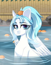 Size: 1924x2421 | Tagged: artist needed, safe, imported from derpibooru, pegasus, pony, partially submerged, solo, water