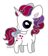Size: 169x196 | Tagged: safe, artist:dizziness, imported from derpibooru, moondancer (g1), pony, unicorn, 2010, bow, chibi, colored pinnae, cute, dizziness's chibi ponies, female, g1, horn, looking at you, mare, outline, simple background, solo, standing, tail, tail bow, transparent background, turned head