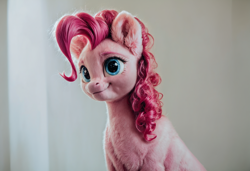 Size: 2432x1664 | Tagged: safe, derpibooru exclusive, imported from derpibooru, pinkie pie, earth pony, pony, ai assisted, ai content, ai generated, bust, chest fluff, ear fluff, fluffy, generator:pony diffusion v6 xl, generator:stable diffusion, photorealistic, portrait, prompter:greenvoid, solo