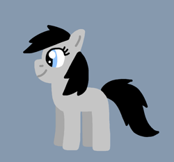 Size: 1057x991 | Tagged: safe, artist:funboy34, imported from twibooru, oc, oc:eric, earth pony, pony, closed mouth, cute, earth pony oc, gray background, image, male, ocbetes, png, simple background, smiling, solo, stallion