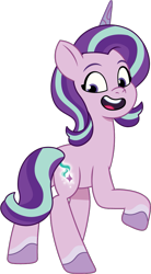 Size: 581x1053 | Tagged: safe, artist:prixy05, imported from derpibooru, starlight glimmer, pony, unicorn, female, g4 to g5, g5, generation leap, glowing cutie mark, horn, mare, my little pony: tell your tale, simple background, solo, transparent background, vector