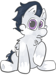 Size: 1620x2160 | Tagged: safe, artist:felixmcfurry, imported from derpibooru, rumble, pegasus, friendship is magic, chest fluff, colored, colt, digital art, feral, flat colors, foal, male, png, raised hoof, simple background, solo, solo male, transparent background