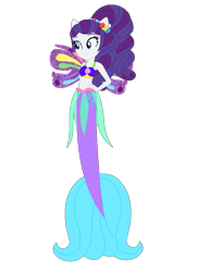 Size: 617x851 | Tagged: safe, artist:selenaede, artist:user15432, imported from derpibooru, rarity, fairy, mermaid, equestria girls, alternate hairstyle, base used, clothes, crossover, cutie mark on human, fairy wings, fairyized, fins, fish tail, flower, flower in hair, hand on hip, mermaid fairy, mermaid tail, mermaidix, mermaidized, mermay, ponied up, ponytail, purple wings, simple background, smiling, species swap, tail, transparent background, wings, winx, winx club, winxified