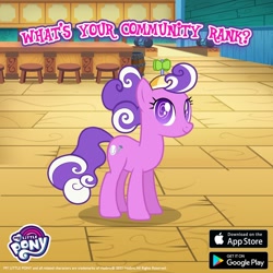Size: 1080x1080 | Tagged: safe, imported from derpibooru, screwball, earth pony, pony, female, gameloft, mare, my little pony: magic princess, official, older, older screwball, solo