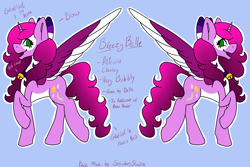 Size: 3300x2200 | Tagged: safe, imported from derpibooru, oc, oc only, oc:breezy belle, alicorn, pony, commission, reference, reference sheet, solo