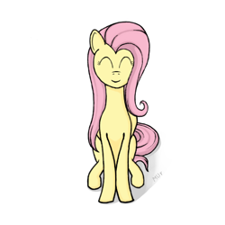 Size: 512x512 | Tagged: safe, artist:mihailunicorn, imported from derpibooru, fluttershy, pegasus, pony, solo