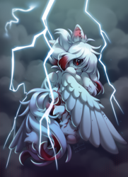 Size: 3516x4856 | Tagged: safe, artist:dedfriend, imported from derpibooru, oc, oc only, pegasus, pony, pegasus oc, solo, wings