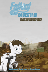 Size: 4200x6300 | Tagged: safe, artist:bruinsbrony216, imported from derpibooru, oc, oc only, pegasus, pony, comic:fallout equestria: grounded, fallout equestria, butt, plot, solo