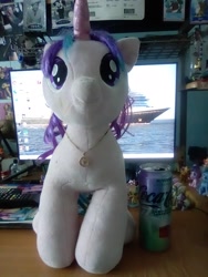 Size: 1200x1600 | Tagged: safe, imported from derpibooru, starlight glimmer, pony, unicorn, build-a-bear, coca-cola, horn, irl, k-wave, photo, plushie, pony plushie, same colour, singapore