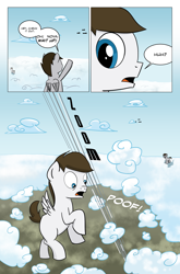 Size: 2024x3074 | Tagged: safe, artist:bruinsbrony216, imported from derpibooru, oc, pegasus, pony, comic:fallout equestria: grounded, fallout equestria, comic, duo