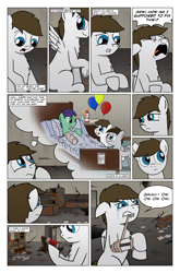 Size: 2024x3074 | Tagged: safe, artist:bruinsbrony216, imported from derpibooru, oc, oc only, pegasus, pony, comic:fallout equestria: grounded, fallout equestria, comic, crying, male, stallion, tears of pain