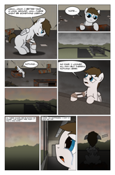 Size: 2024x3074 | Tagged: safe, artist:bruinsbrony216, imported from derpibooru, oc, oc only, pegasus, pony, comic:fallout equestria: grounded, fallout equestria, comic, crying, male, solo, stallion