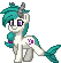 Size: 212x220 | Tagged: safe, imported from derpibooru, pony, pony town, animated, capricorn, capricorn (g4), female, mare, ponyscopes, simple background, solo, transparent background, trotting