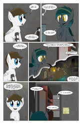 Size: 2024x3074 | Tagged: safe, artist:bruinsbrony216, imported from derpibooru, oc, oc only, bat pony, pegasus, pony, comic:fallout equestria: grounded, fallout equestria, comic