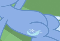 Size: 1052x723 | Tagged: safe, imported from derpibooru, screencap, trixie, pony, unicorn, road to friendship, belly, cropped, horn, pictures of bellies, solo