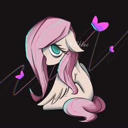 Size: 1865x1860 | Tagged: safe, artist:zblue, imported from derpibooru, fluttershy, pegasus, pony, female, filly, filly fluttershy, green eyes, mare, pink mane, solo, tan coat, younger