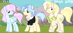Size: 1280x574 | Tagged: safe, artist:vi45, imported from derpibooru, oc, oc only, earth pony, pegasus, pony, unicorn, clothes, horn, male, scarf, shirt, stallion, striped scarf, trio